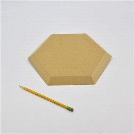 Hexagon 9.5 inch Pottery Form